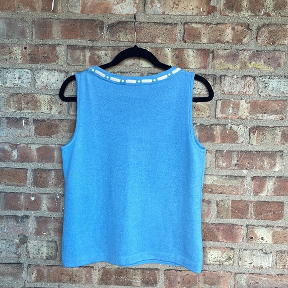 St. John Collection by Marie Gray Santana Knit Shell🖤 - Picture 6 of 10